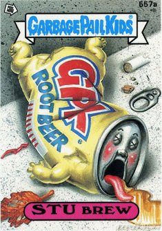 STU Brew Funny Decal Name Sticker