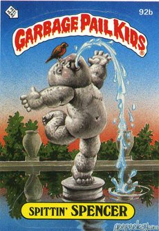 Spittin SPENCER Funny Decal Name Sticker