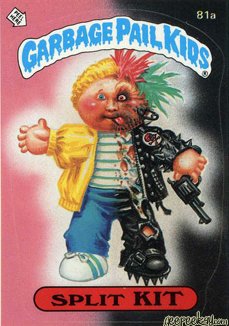 Split KIT Funny Decal Name Sticker