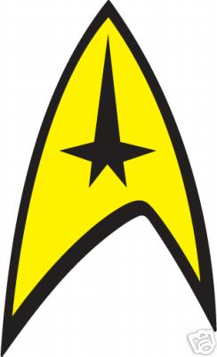 Star Trek Badge Decal Sticker