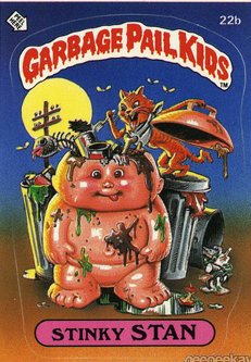 Stinky STAN Funny Decal Name Sticker