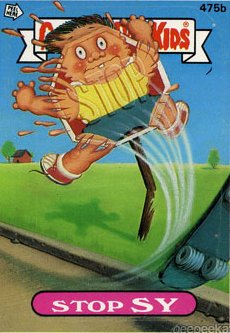 Stop SY Funny Decal Name Sticker