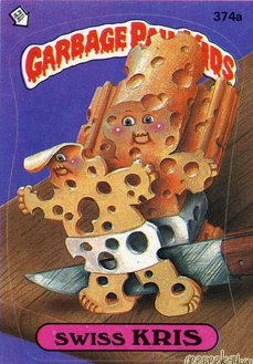 Swiss KRIS Funny Decal Name Sticker