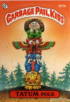 TATUM Pole Funny Decal Name Sticker