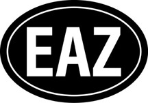 Tanzania Zanzibar Oval Euro Sticker