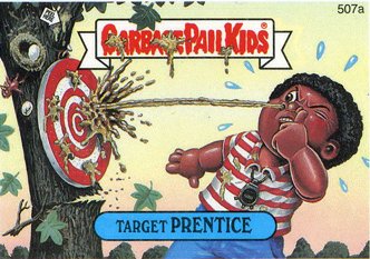 Target PRENTICE Funny Decal Name Sticker