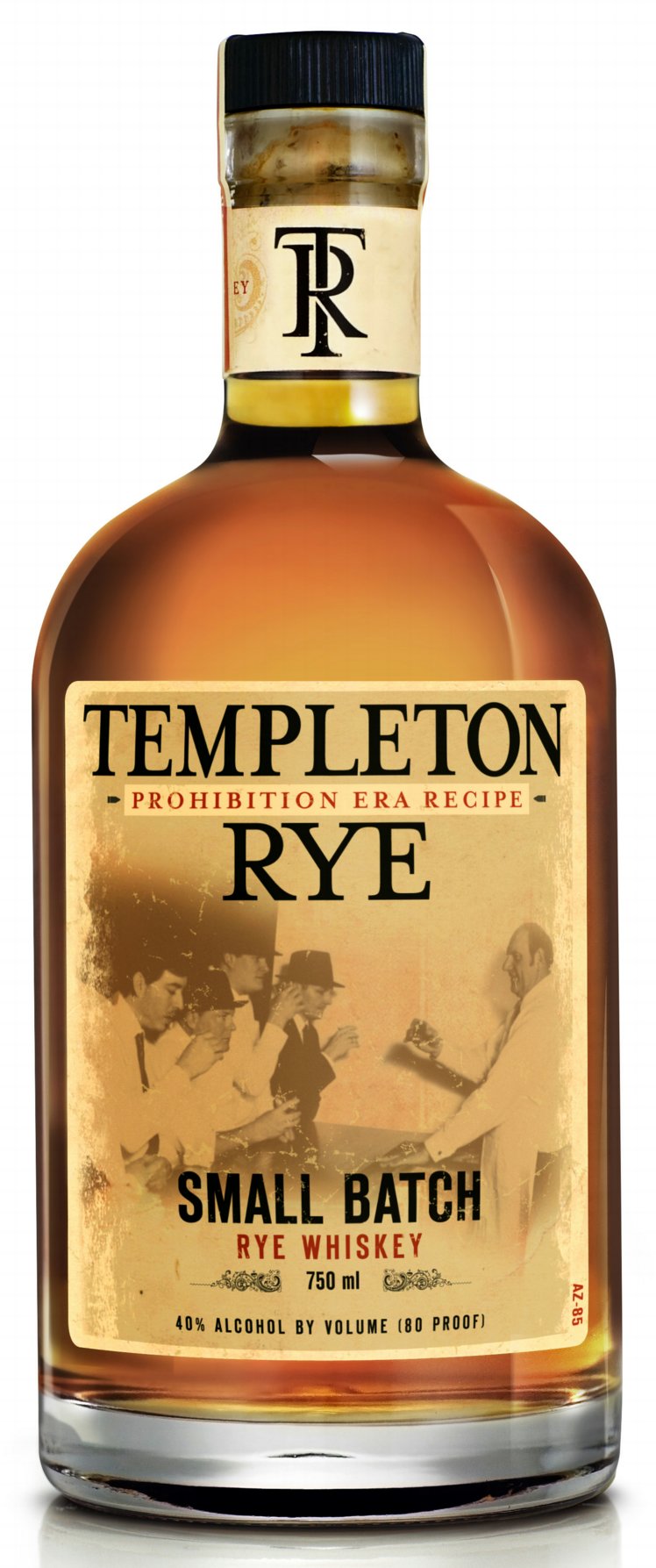 Templeton Rye Bottle Shaped Sticker