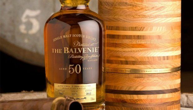 The balvenie Scotch Bottle and Box Sticker