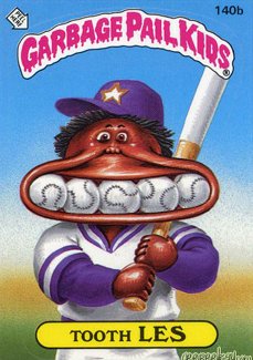 Tooth LESS Funny Decal Name Sticker