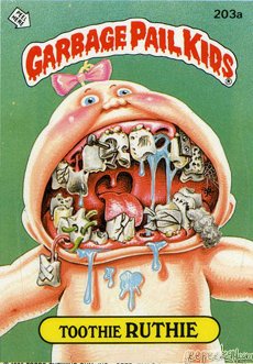 Toothie RUTHIE Funny Decal Name Sticker