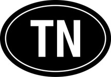 Tunisia Oval Euro Sticker