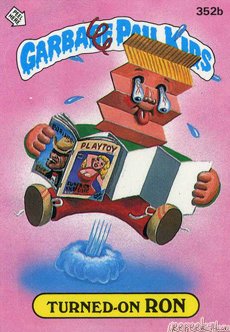 Turned On RON Funny Decal Name Sticker