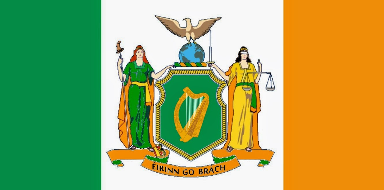 US New York Irealand Persidential Sticker