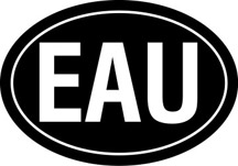 Uganda Oval Euro Sticker