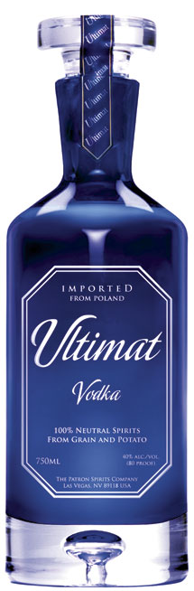 Ultimat Vodka Bottle Sticker