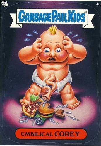 Umbilical COREY Funny Decal Name Sticker