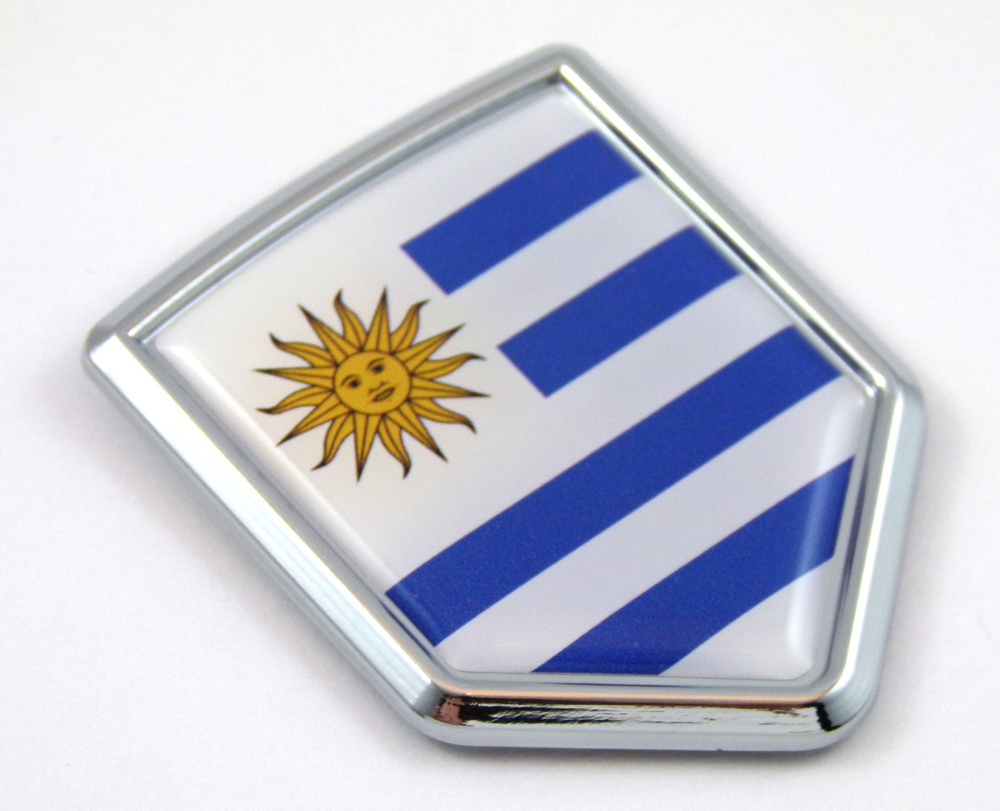 Uruguay Crest 3D Chrome Emblem