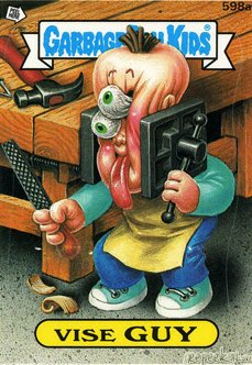 Vise GUY Funny Decal Name Sticker