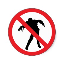 Walking Dead Zombie Sticker 35