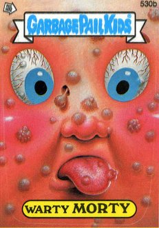 Warty MORTY Funny Decal Name Sticker