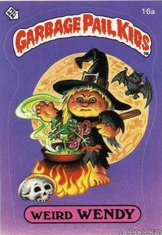 Weird WENDY Funny Decal Name Sticker