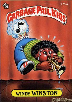 Windy WINSTON Funny Decal Name Sticker