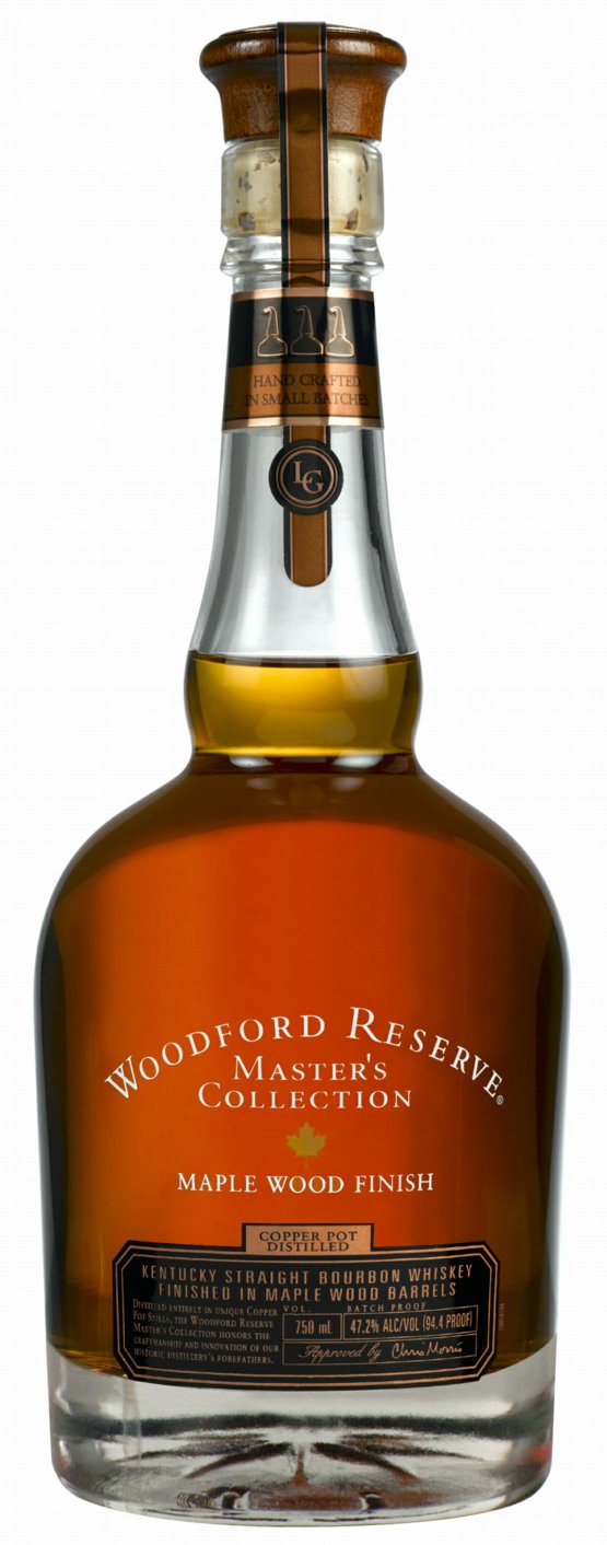 Woodford Reserv Bourbon Whiskey Bottle Shaped Sticker