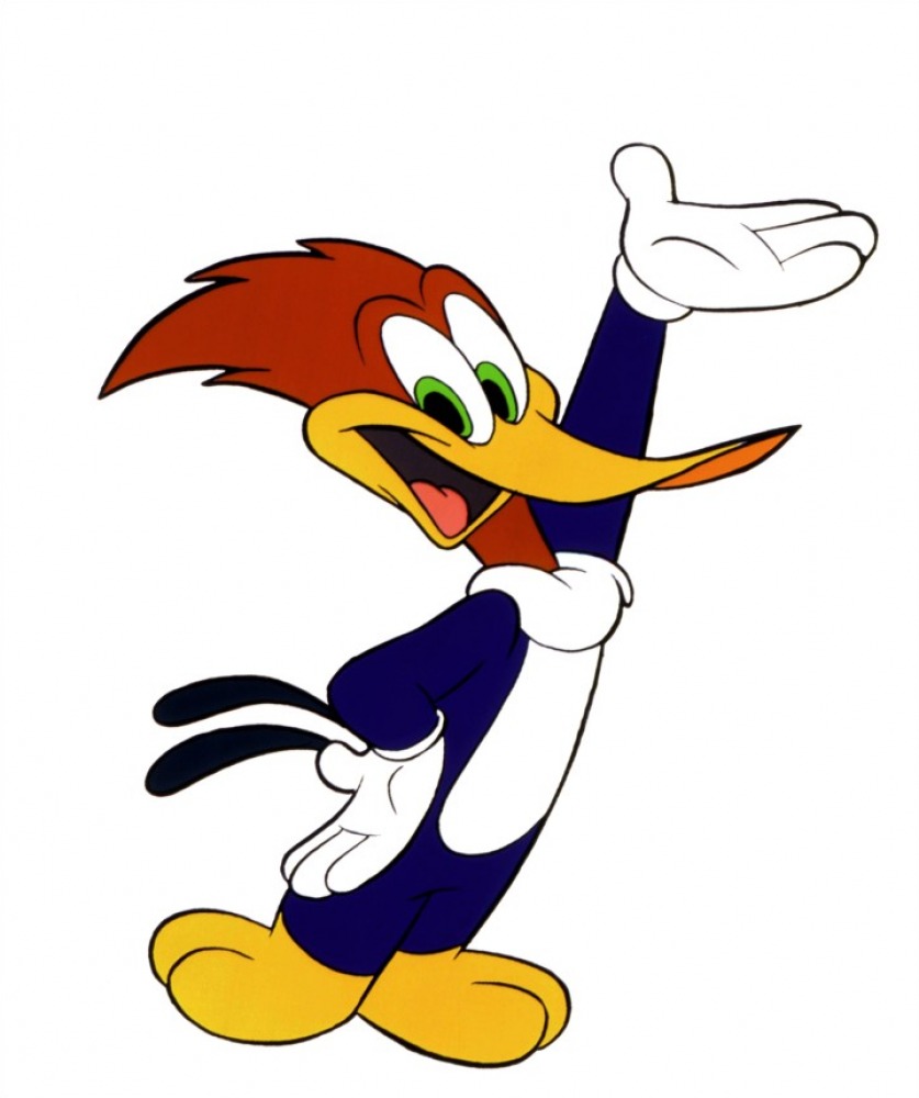Woody woodpecker original color sticker 44