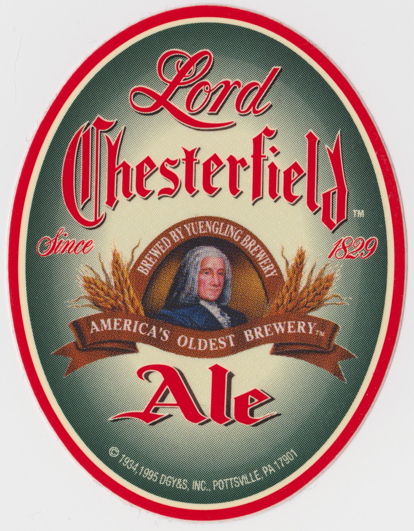 Yuengling Chesterfield Decal