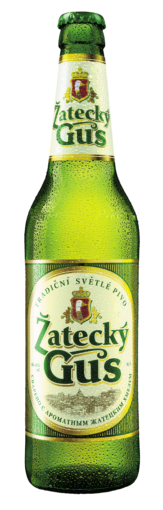 Zatecky Gus Cerny bottle Decal