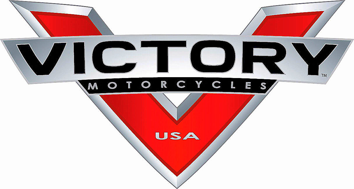 victory V MOTORCYCLE logo sticker