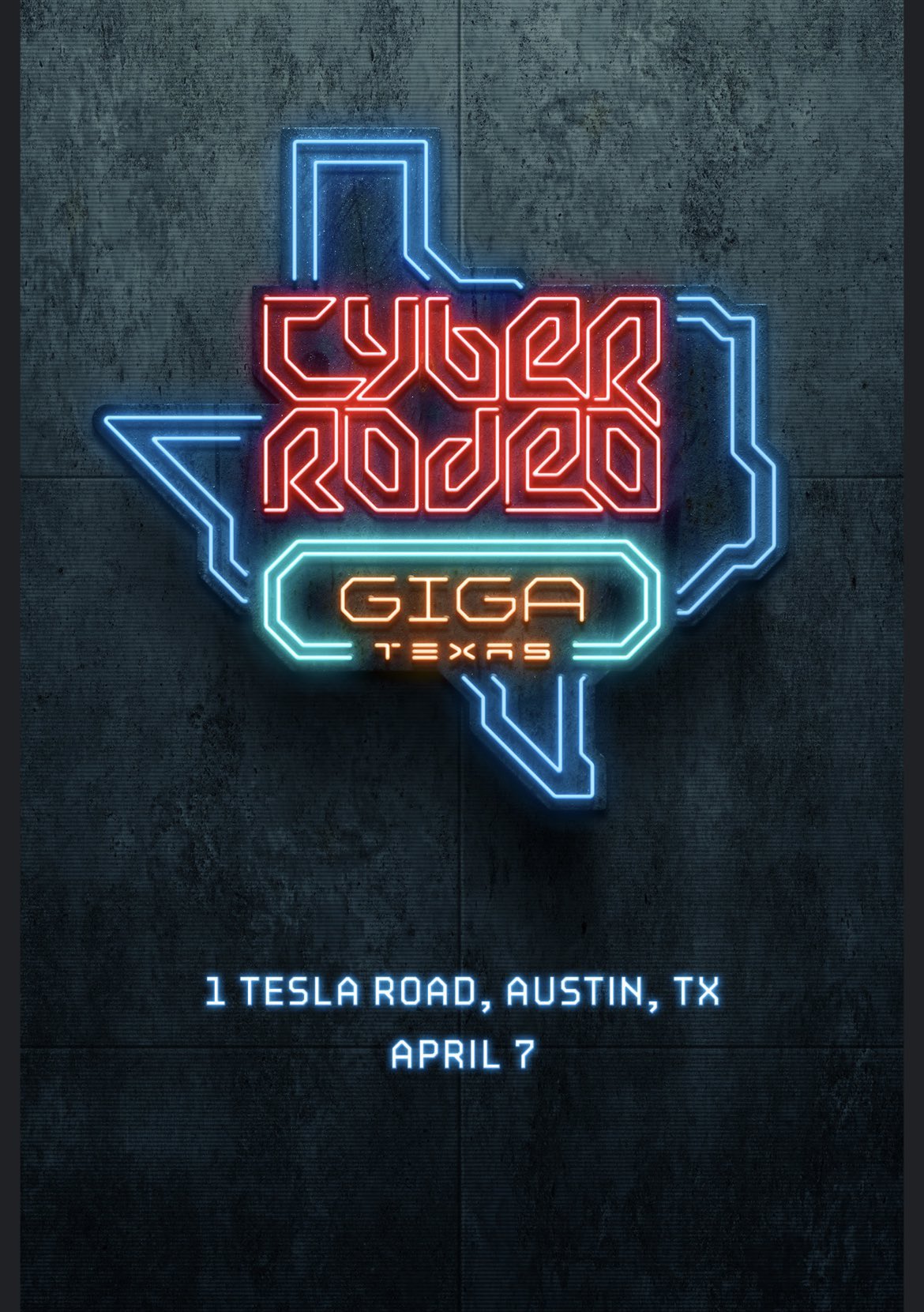 Cyber Rodeo TEXAS Logo Sticker