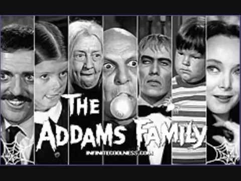 THE-adams family characters sticker