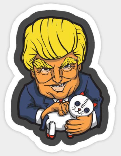 TRUMP Dr evil trump Sticker