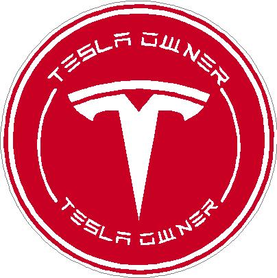 Tesla owner sticker Sticker