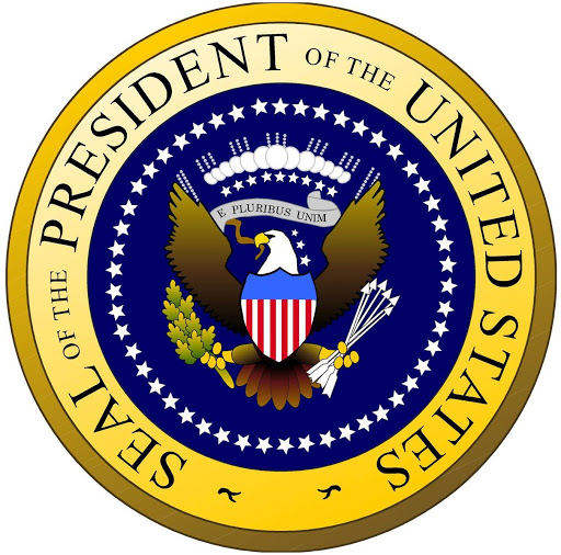 USA presidential seal political sticker