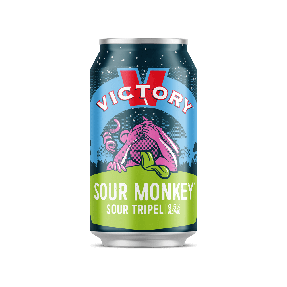 VICTORY Sour-Monkey-IPA CAN SHAPED STICKER