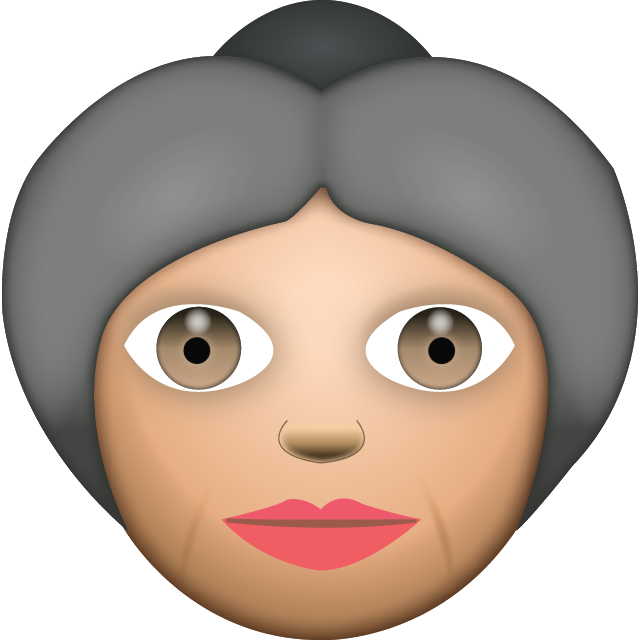 White_Grandma_Emoji