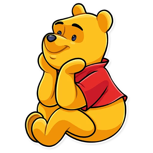 Winnie the Pooh Funny Cartoon Sticker Decal 25