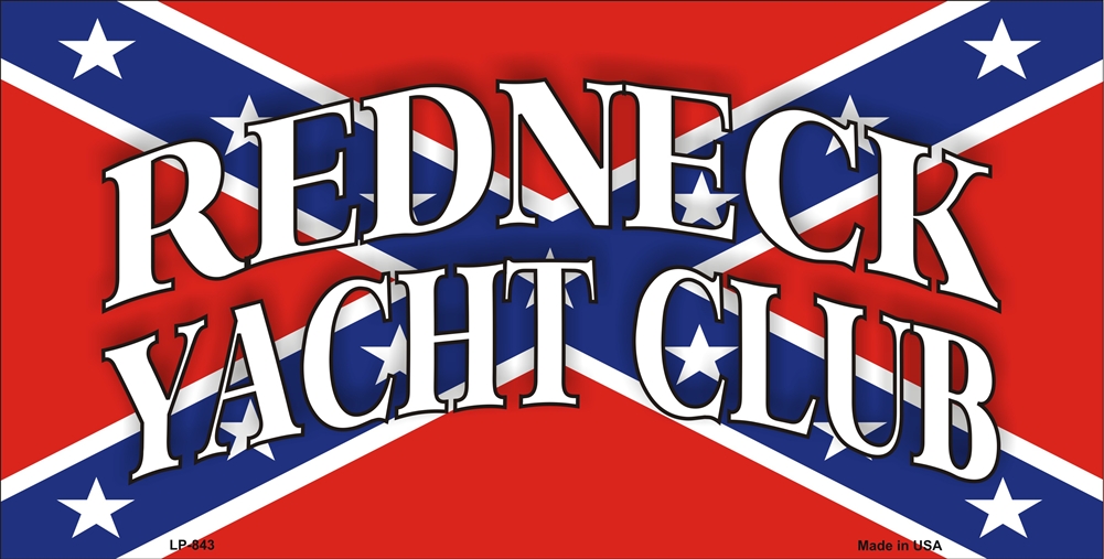 redneck yacht club sticker 66