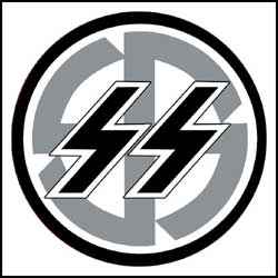 sticker-sunwheel-ss rebel sticker