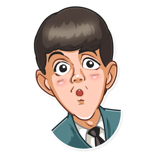 the beatles music group sticker 21