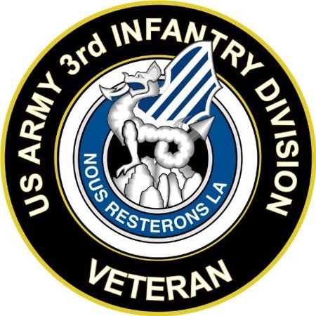 us army 3rd infantry division veteran sticker
