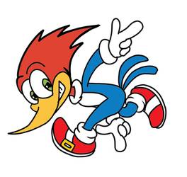 woody_woodpecker_with_sonic_shoes_STICKER