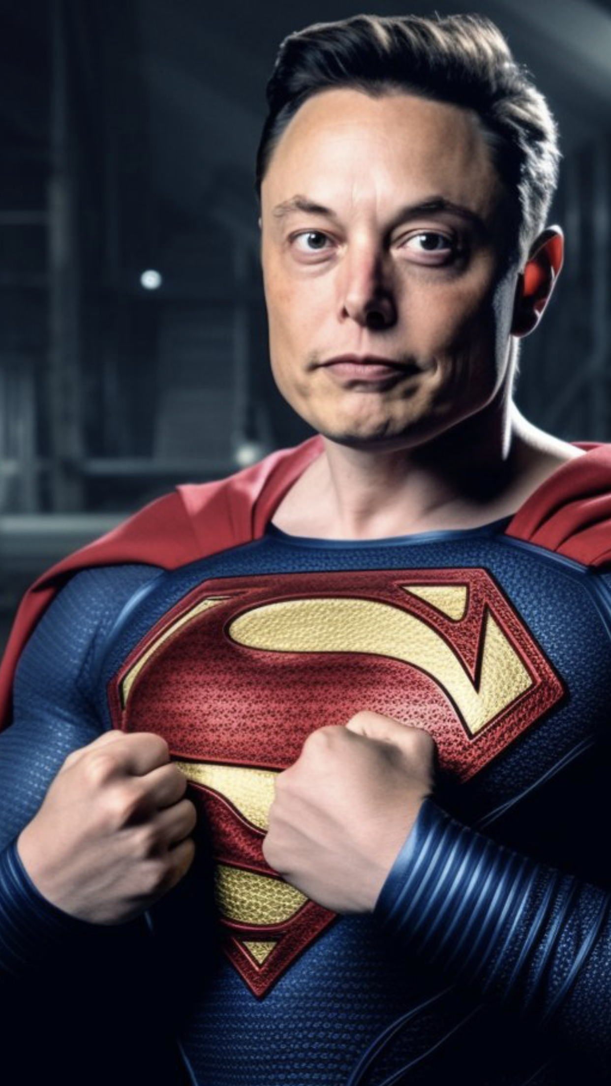 ELON AI SUPERMAN ELON STICKER