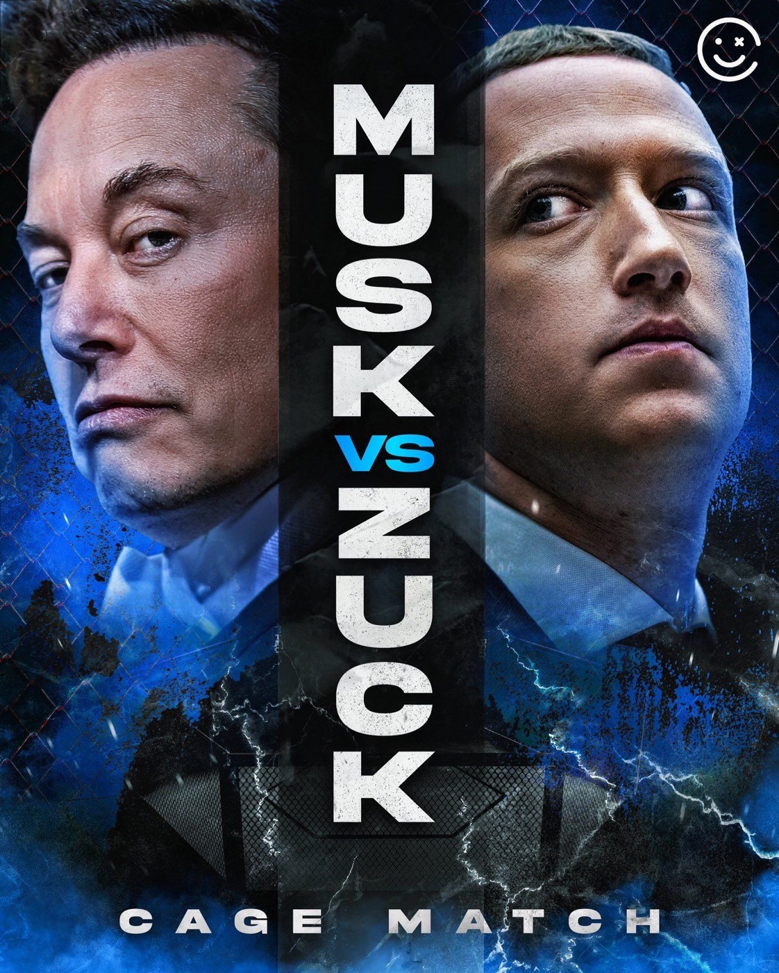 MUSK VS ZUCK FUNNY ELON STICKER