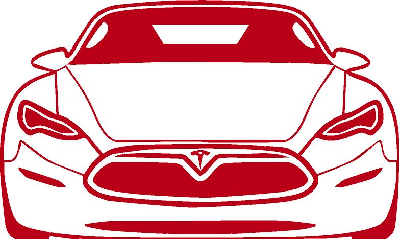 TESLA CAR OUTLINES 2