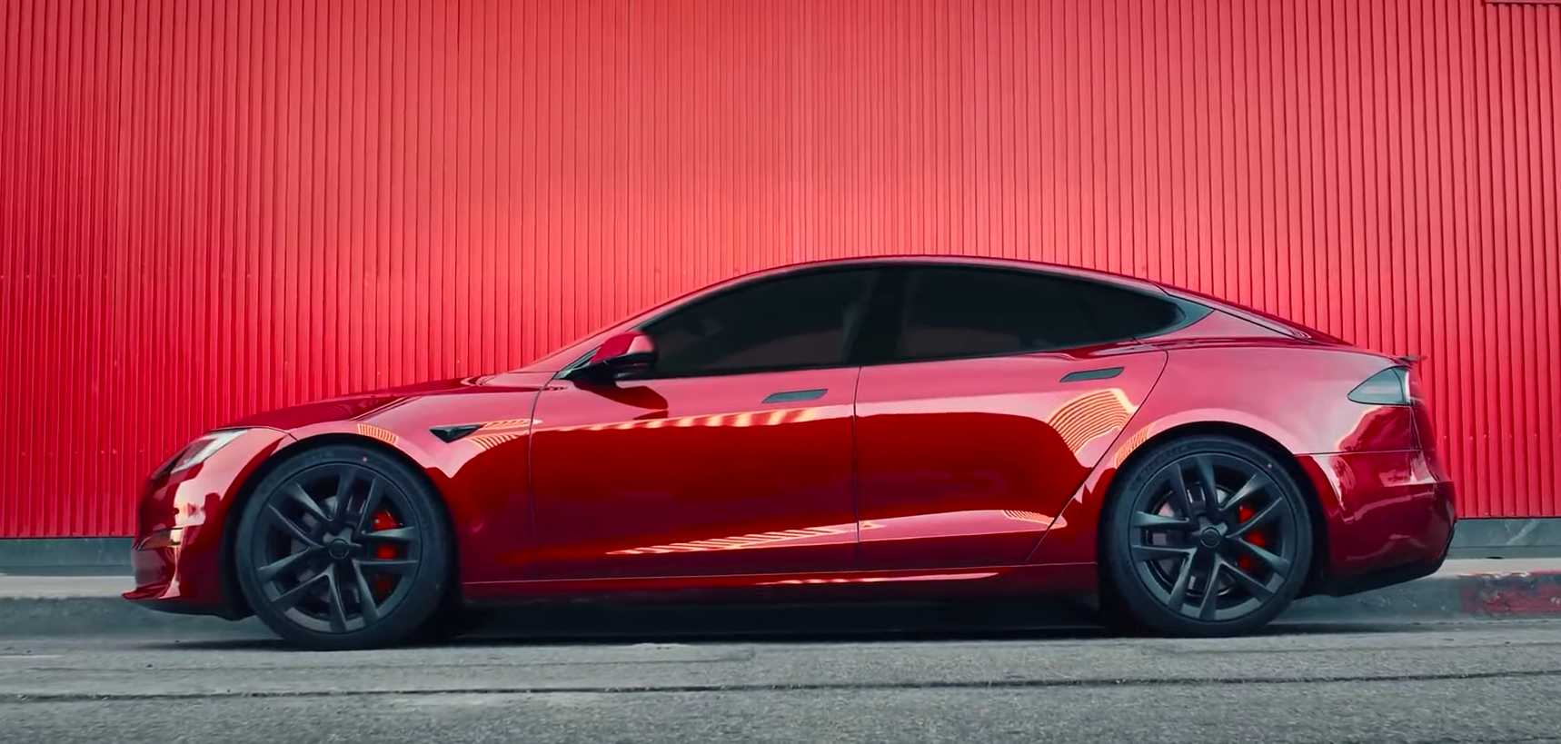 ULTRA RED PAINT MODEL S STICKER