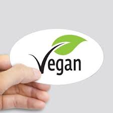 VEGAN OVAL STICKER 2