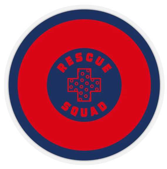 phish reba RESQUE SQUAD Band Sticker